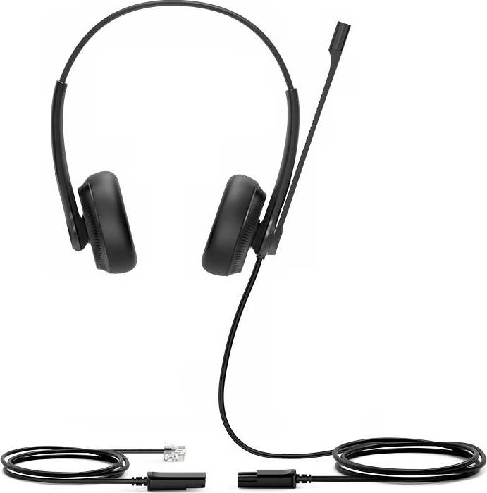 Yealink YHS34 Dual náhlavní souprava na obě uši s QD-RJ9 konektory