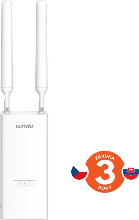 Tenda OAP1200 Outdoor Wi-Fi AP AC1200, Gigabit LAN, IP65, VLAN, 802.11k/v/r, aktivní i pasivní PoE