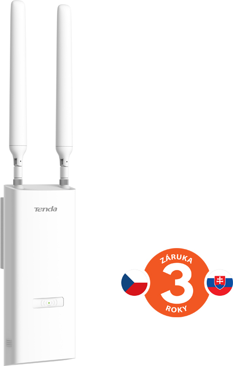 Tenda OAP1200 Outdoor Wi-Fi AP AC1200, Gigabit LAN, IP65, VLAN, 802.11k/v/r, aktivní i pasivní PoE
