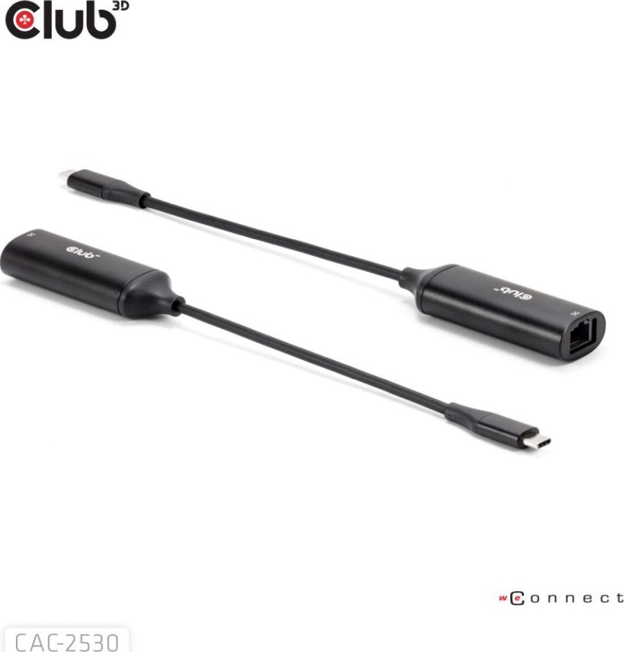 Club 3D Club3D Adaptér USB-C na RJ45, 5Gb, 24cm