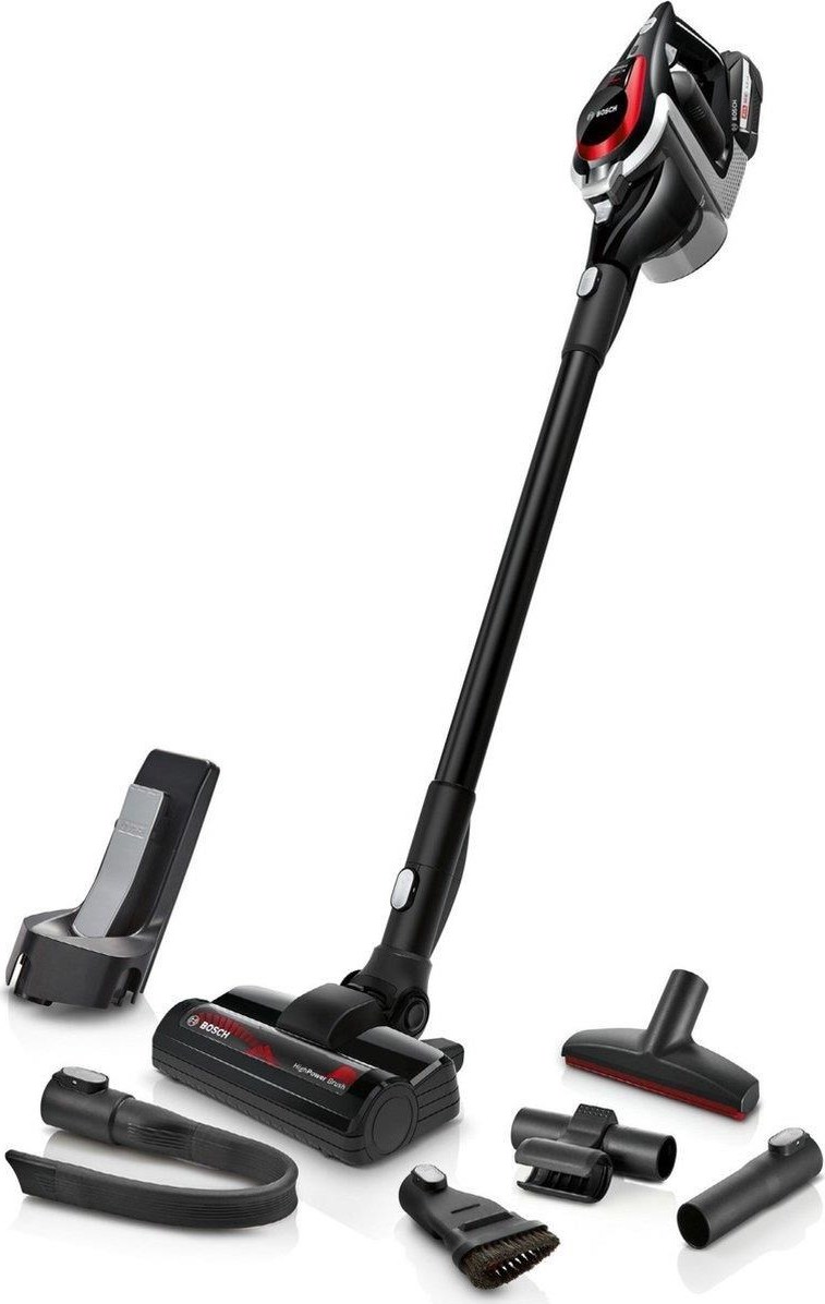 Bosch Unlimited Series 8 tyčový vysavač, akumulátorový, 63 dB, bezsáčkový, černá