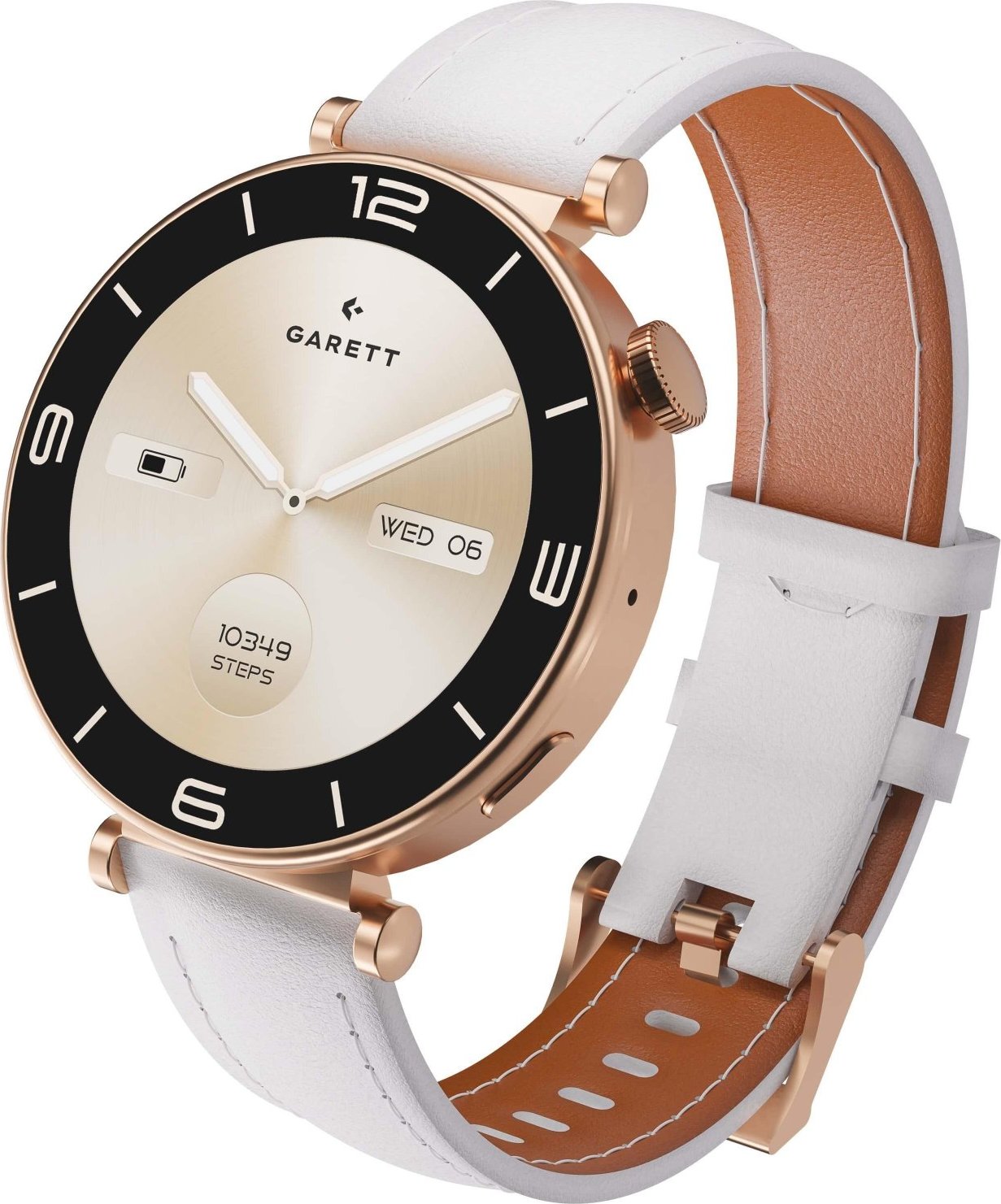 Garett Smartwatch ROSE zlatá, Mesh steel