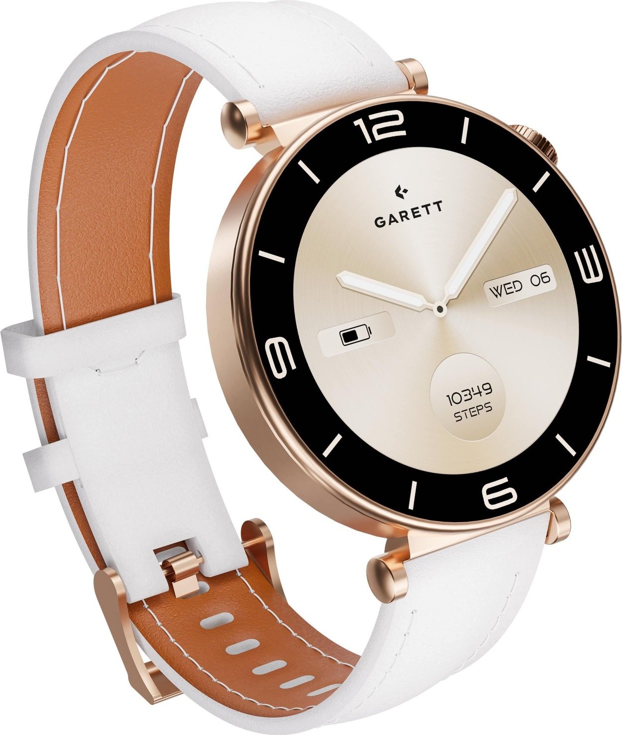 Garett Smartwatch ROSE zlatá, Mesh steel