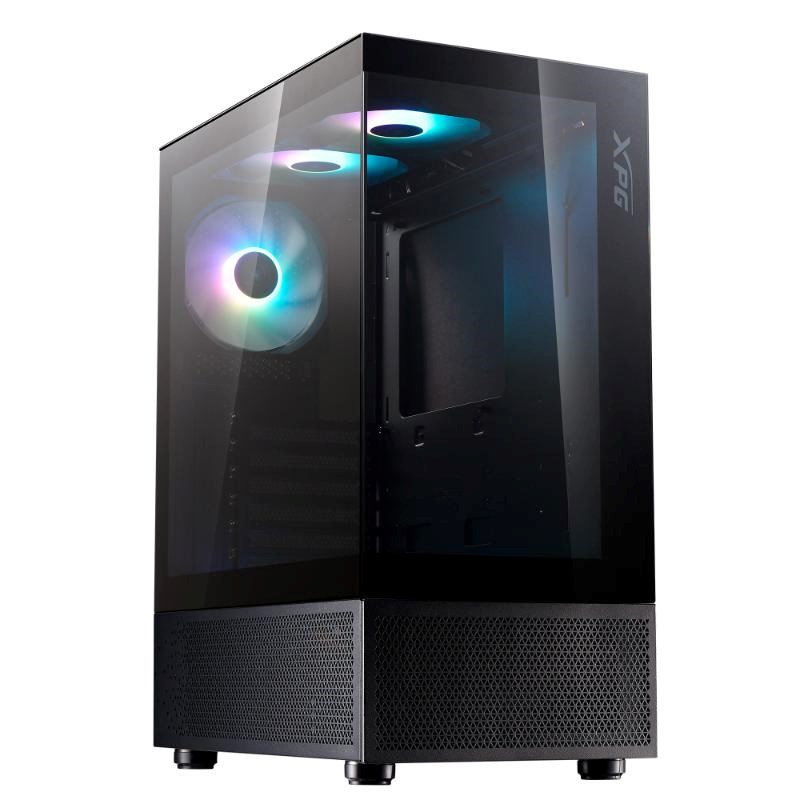 ADATA XPG case INVADER X MINI Mid-Tower, bez zdroje, 5x 120mm Fan, Černá