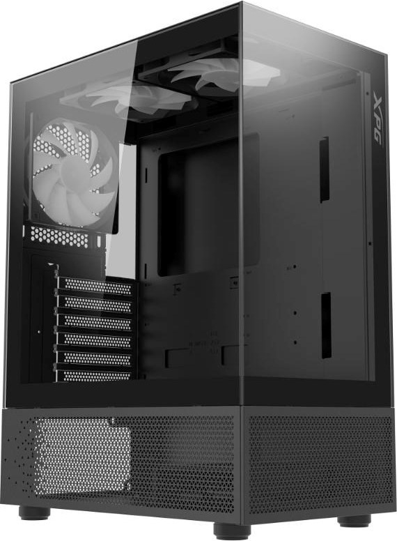 ADATA XPG case INVADER X MINI Mid-Tower, bez zdroje, 5x 120mm Fan, Černá