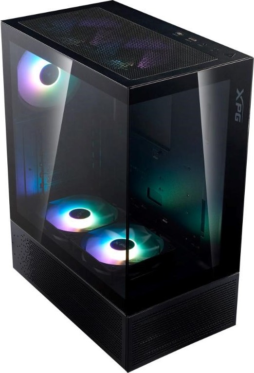 ADATA XPG case INVADER X MINI Mid-Tower, bez zdroje, 5x 120mm Fan, Černá