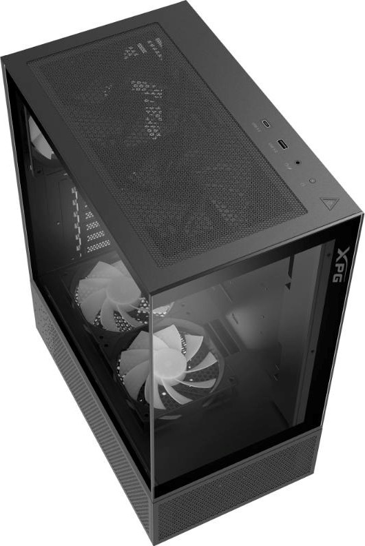 ADATA XPG case INVADER X MINI Mid-Tower, bez zdroje, 5x 120mm Fan, Černá