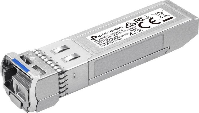 TP-Link OMADA SM5110LSA-10 SFP+ optický modul SM (1330nm/1270nm), WDM, 10Gb/s, LC, 10km