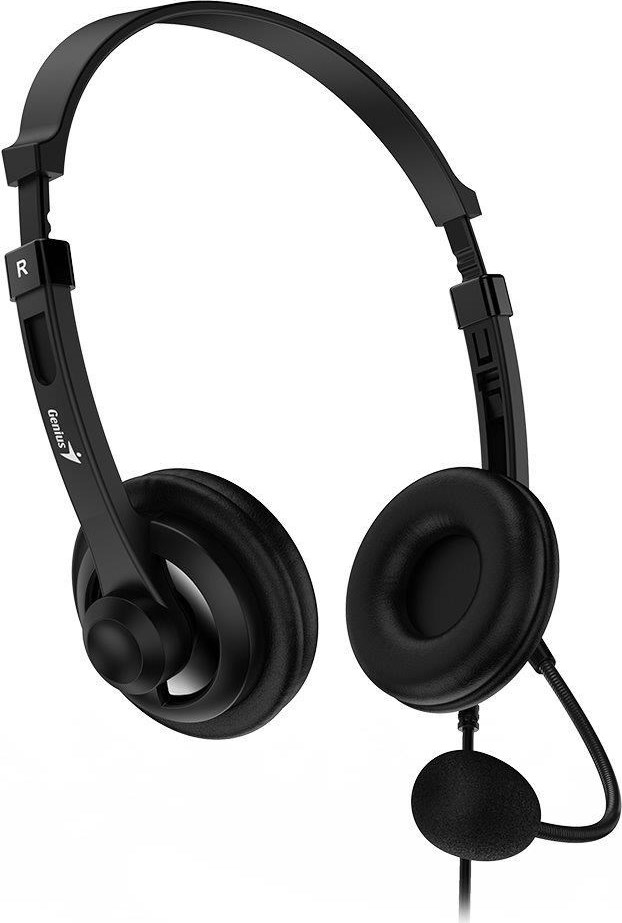 GENIUS sluchátka HS-230U/ USB/ černá
