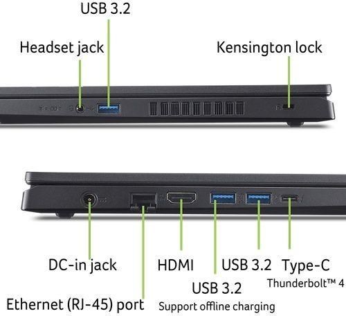 ACER NTB Nitro V 15 (ANV15-52-999E),i9-13900,15.6"FHD,16GB,1TB SSD,RTX 5060,W11H,Black