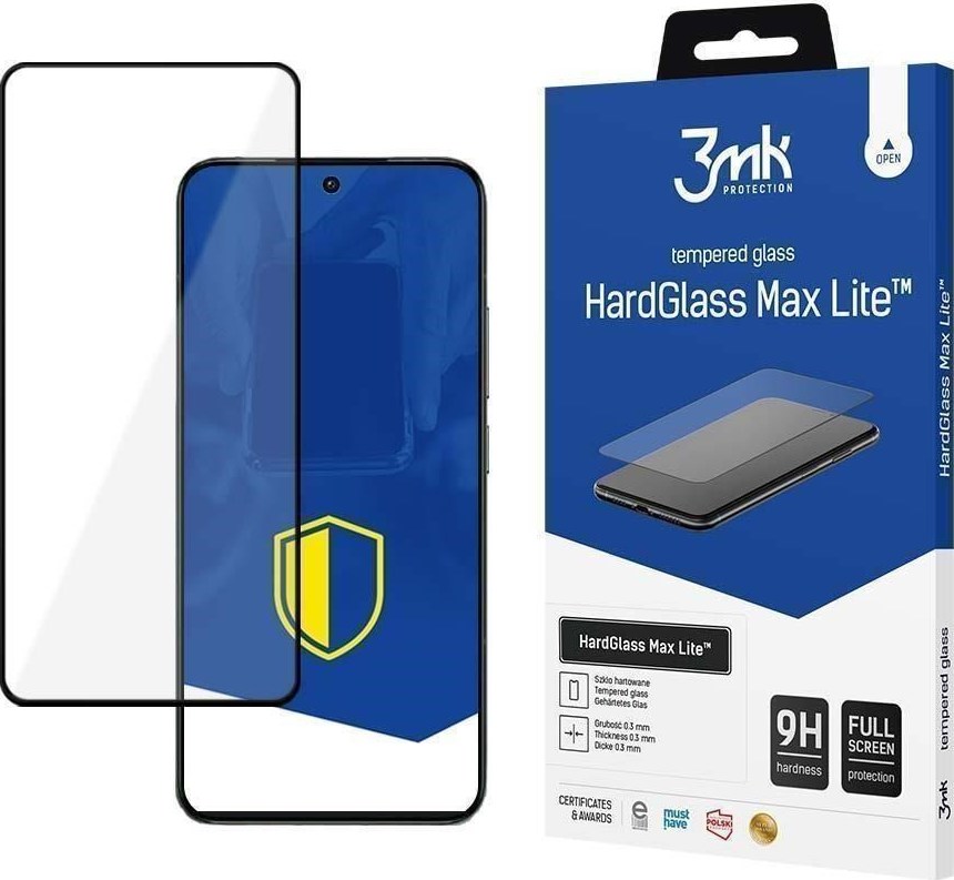 3mk tvrzené sklo HardGlass Max Lite Black pro Redmi Note 13 5G