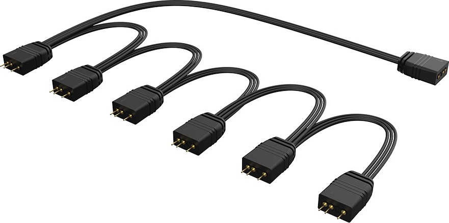 AKASA - 1 na 6 adresovatelný RGB splitter