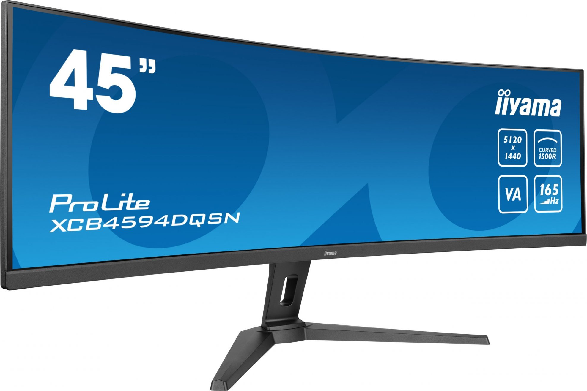 iiyama ProLite/XCB4594DQSN-B1/44,5"/VA/5120x1440/165Hz/0,8ms/Black/3R