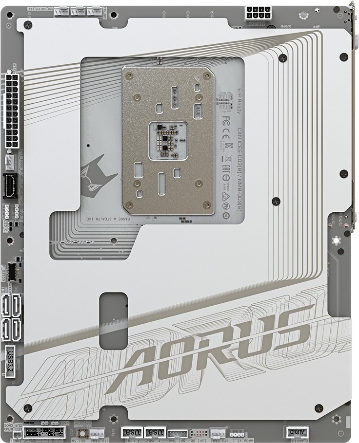 GIGABYTE MB Sc AM5 B650E AORUS STEALTH ICE, AMD B650, 4xDDR5, 2x HDMI, 1xUSB-C, WI-FI, E-ATX