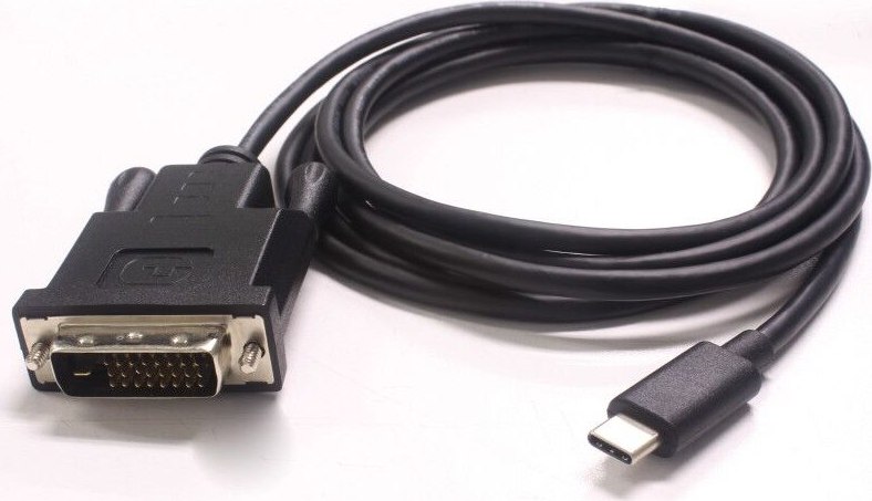 PremiumCord Kabel USB-C na DVI, FullHD@60Hz, 1,8m