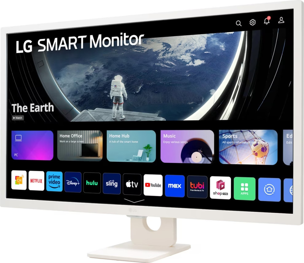 LG MT IPS LED 31,5" 32SR50F - IPS panel, SMART, 1920x1080, 2xHDMI, 2x USB, repro, webOS