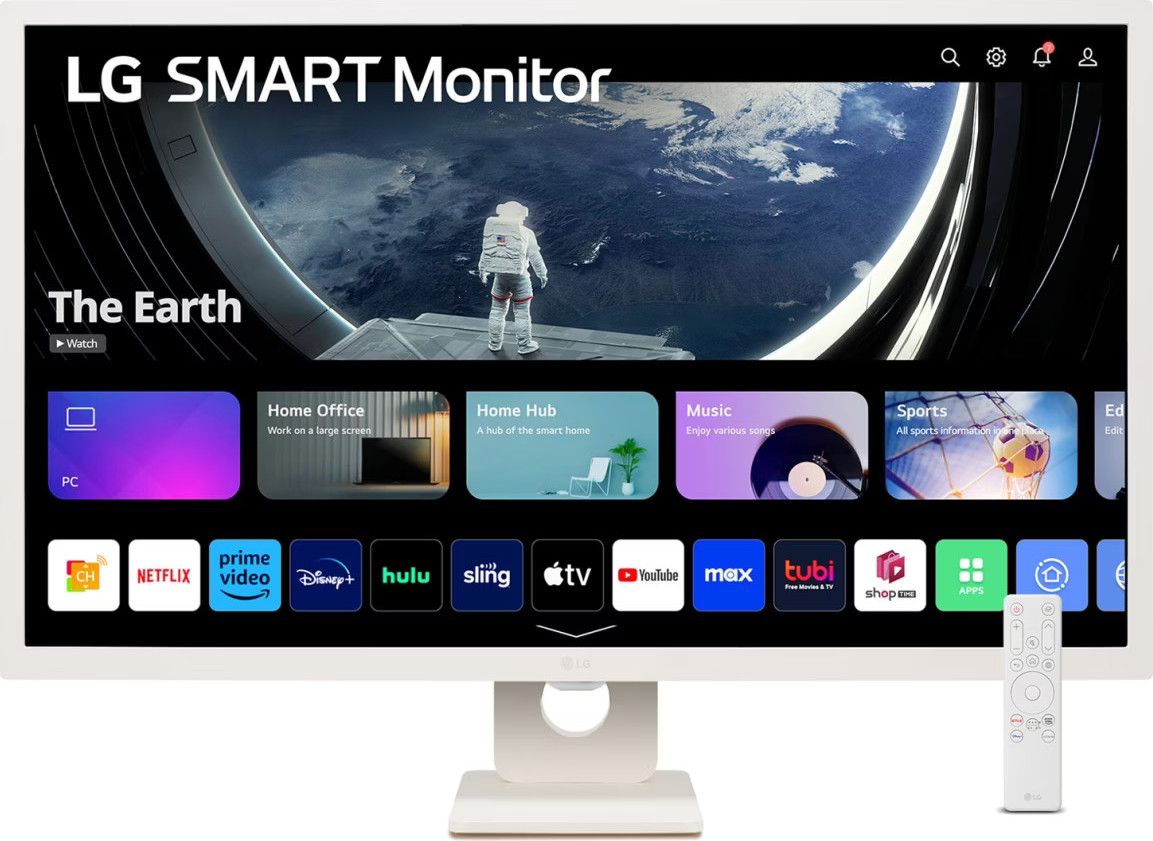 LG MT IPS LED 31,5" 32SR50F - IPS panel, SMART, 1920x1080, 2xHDMI, 2x USB, repro, webOS