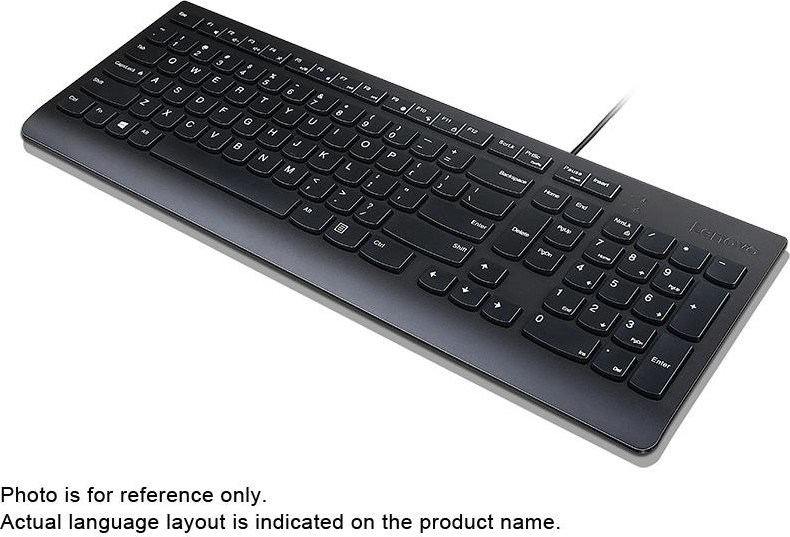LENOVO klávesnice drátová Essential Wired Keyboard - CZ/SK