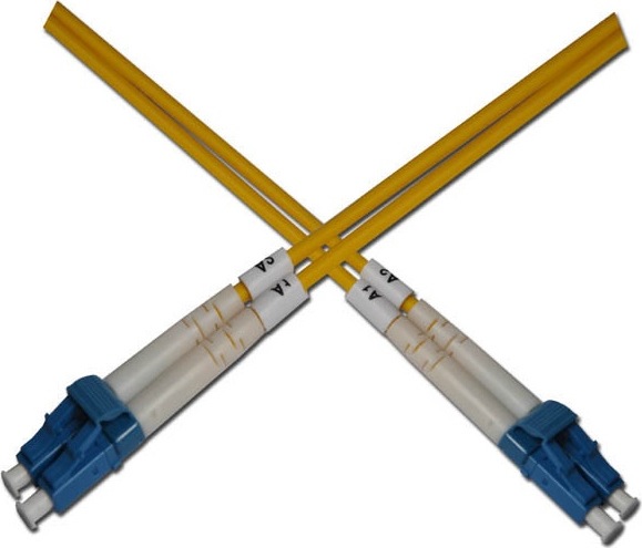 OEM Optický patchkabel duplexní, LC-LC 9/125um SM, 2m, OS2