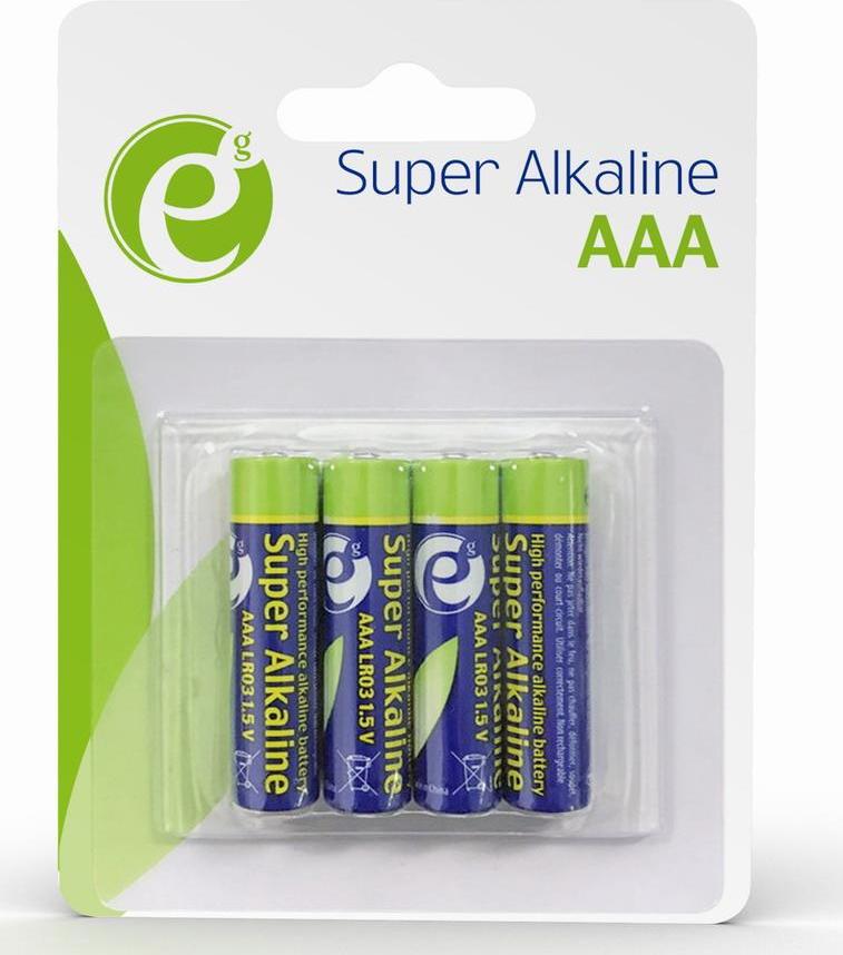 GEMBIRD alkalické baterie AAA 4ks