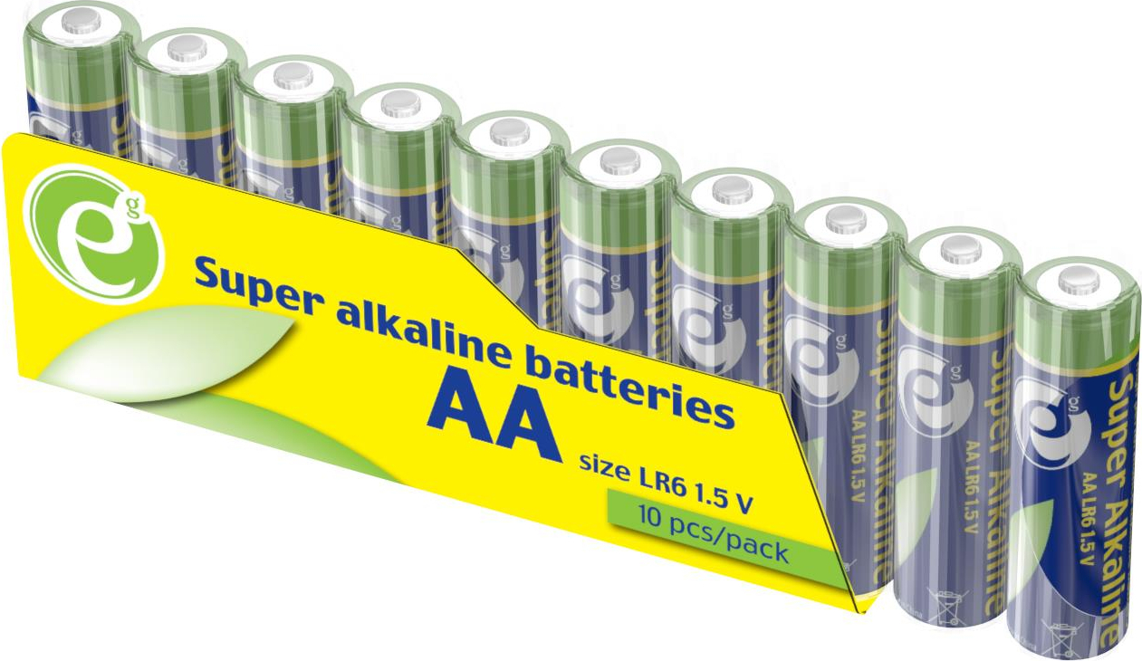 GEMBIRD super alkaline baterie AA 10ks