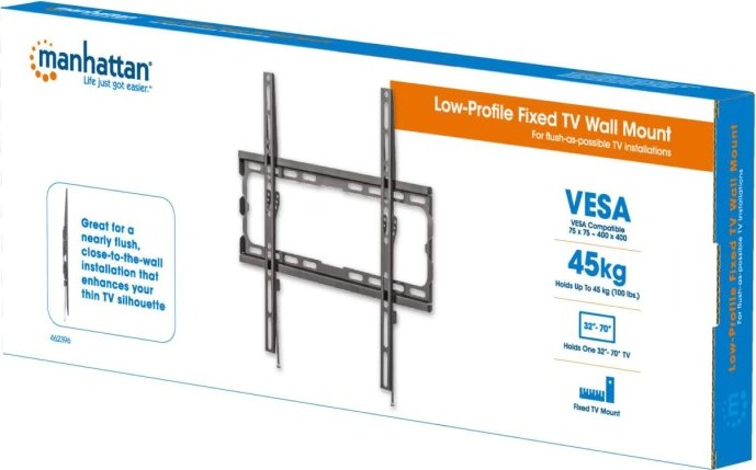 MANHATTAN Nástěnný držák TV, low profile (32"-70"/max 45kg)