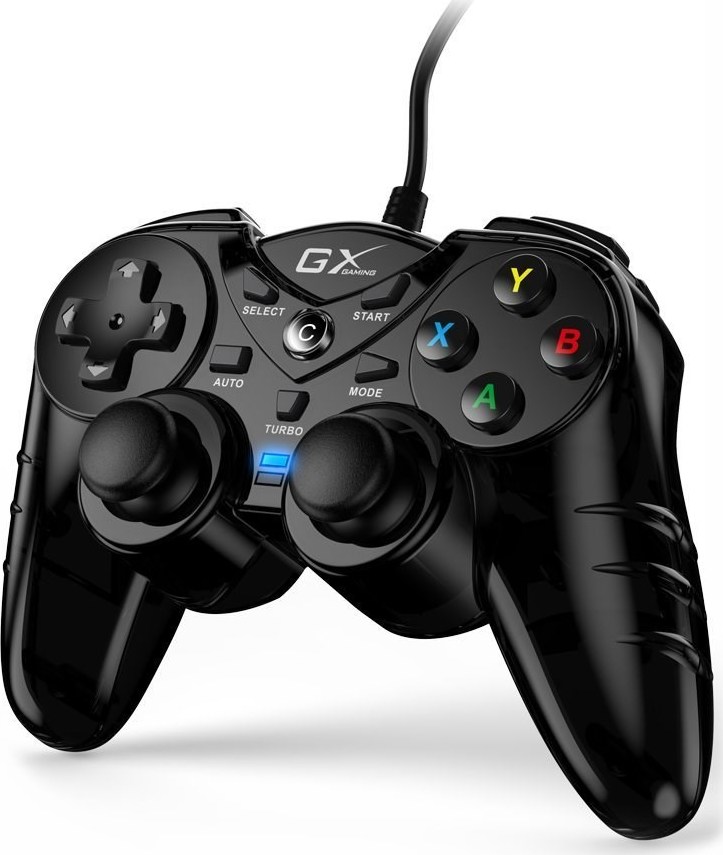 GENIUS gamepad GX Gaming GX-17UV/ drátový/ USB/ vibrační/ pro PC a PS3