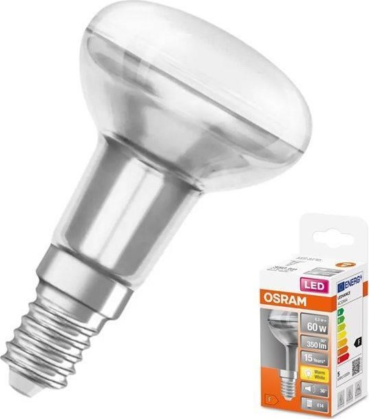 OSRAM LED STAR R50 E14 4,3W/827 SR5060W teplá