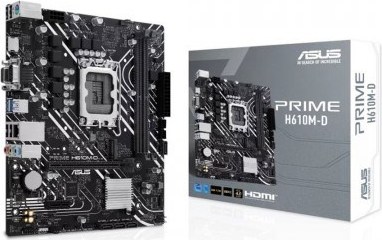 ASUS MB Sc LGA1700 PRIME H610M-D, Intel H610, 2xDDR5, 1xHDMI, 1xVGA, mATX