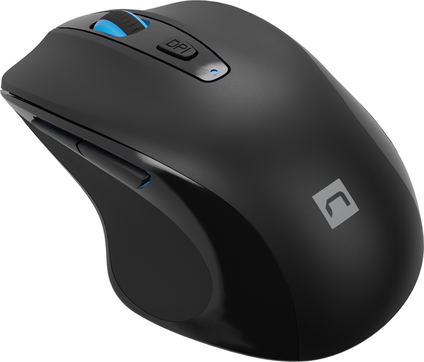 Natec optická myš PIGEON 2/4 000 DPI/Kancelářská/Optická/4 000 DPI/Drátová USB/Černá