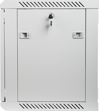 LANBERG Nástěnný rack 19'' 9U 600X450mm šedý flat pack