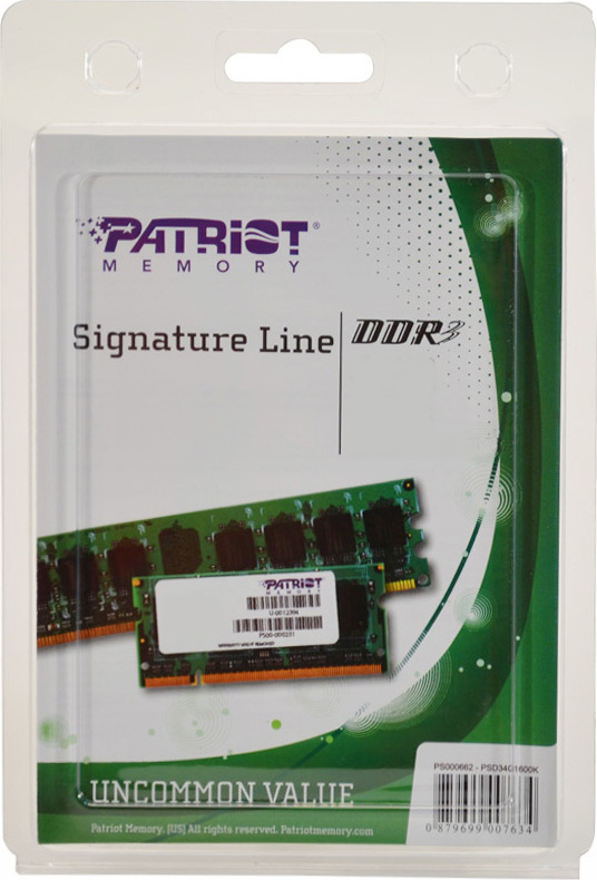 PATRIOT Patriot/SO-DIMM DDR3/4GB/1600MHz/CL11/1x4GB