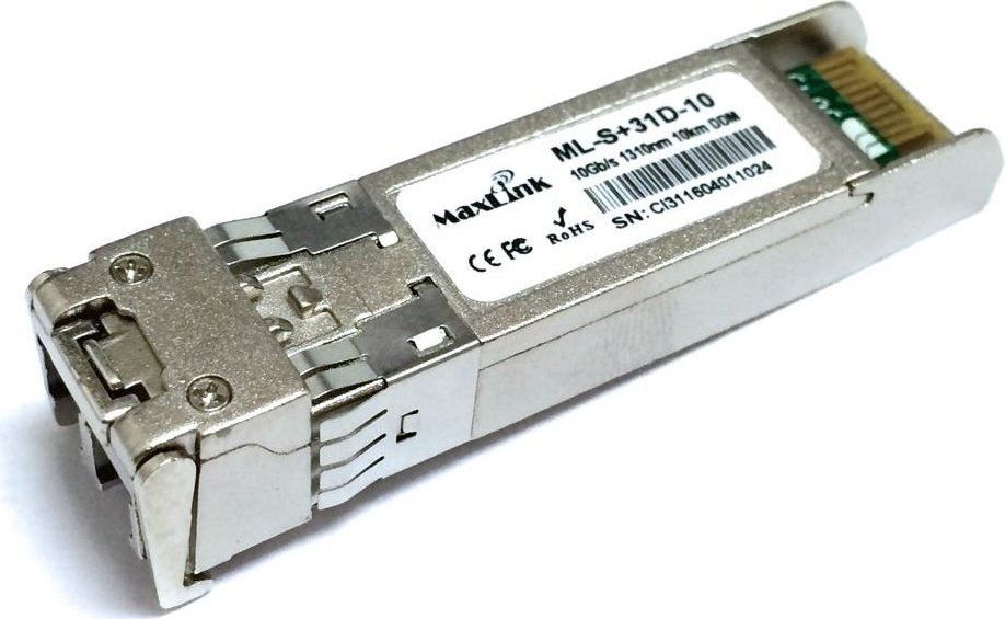 MaxLink 10G SFP+ optický modul, SM, 1310nm, 10km, 2x LC konektor, DDM