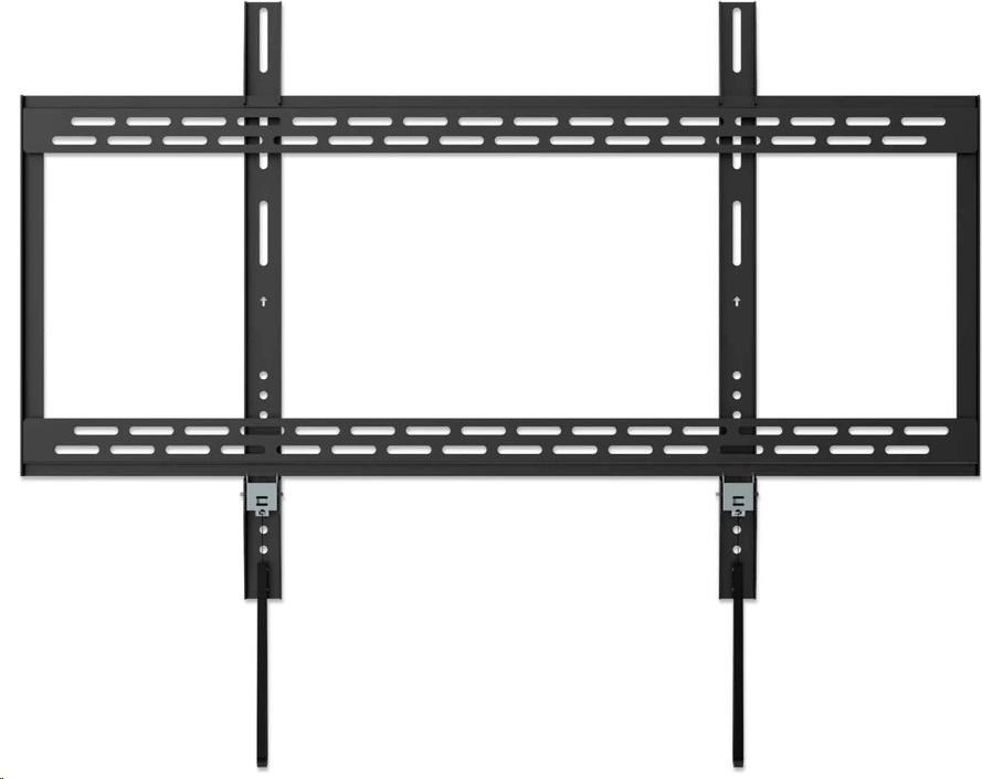 MANHATTAN nástěnný držák TV (60" to 100"), Heavy-Duty Low-Profile Large-Screen TV Wall Mount, pevný, tenký design, černá