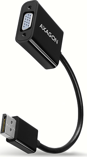 AXAGON RVD-VGN, redukcia / adaptér DisplayPort -> VGA, FullHD, 1920*1200
