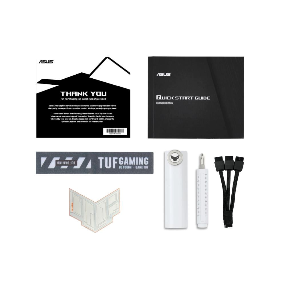 ASUS VGA NVIDIA GeForce RTX 5070 Ti TUF GAMING 16GB OC WHITE, 16GB GDDR7, 3xDP, 2xHDMI