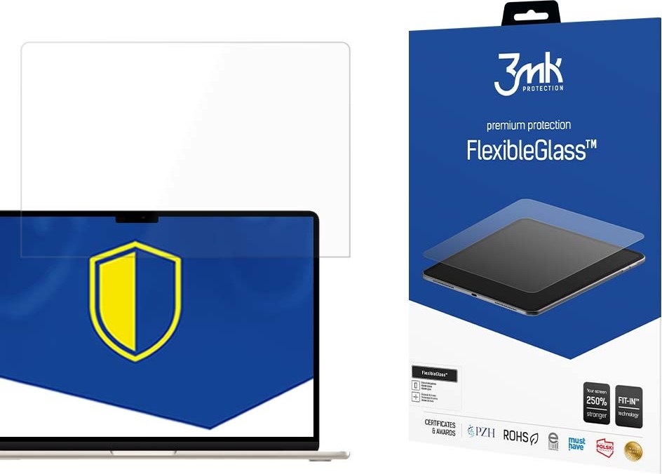 3mk hybridní sklo FlexibleGlass pro Apple Macbook Air 15,3 (M2 / M3 / M4)