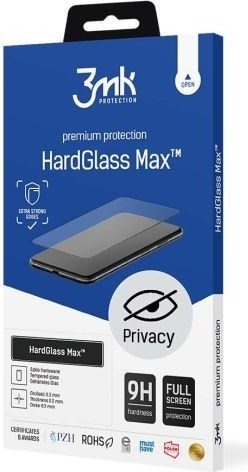 3mk tvrzené sklo HardGlass Max Privacy pro Apple iPhone X/XS/11 Pro Black