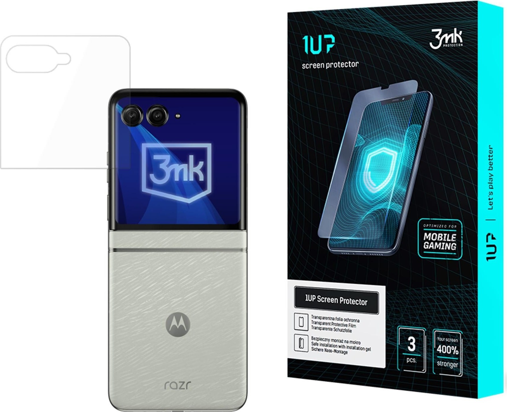 3mk ochranná folie 1UP pro Motorola Razr 60