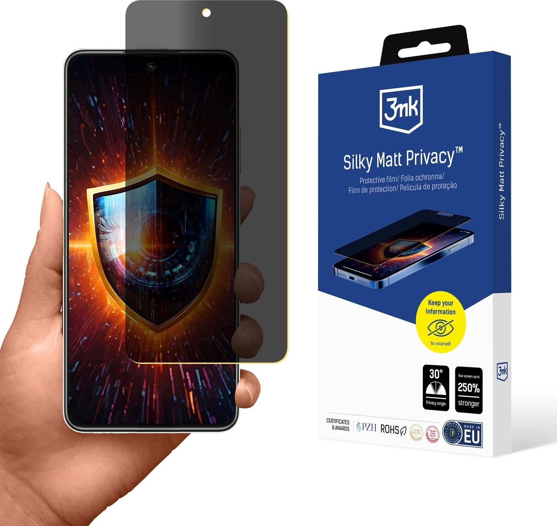 3mk ochranná folie Silky Matt Privacy pro Motorola Moto G56