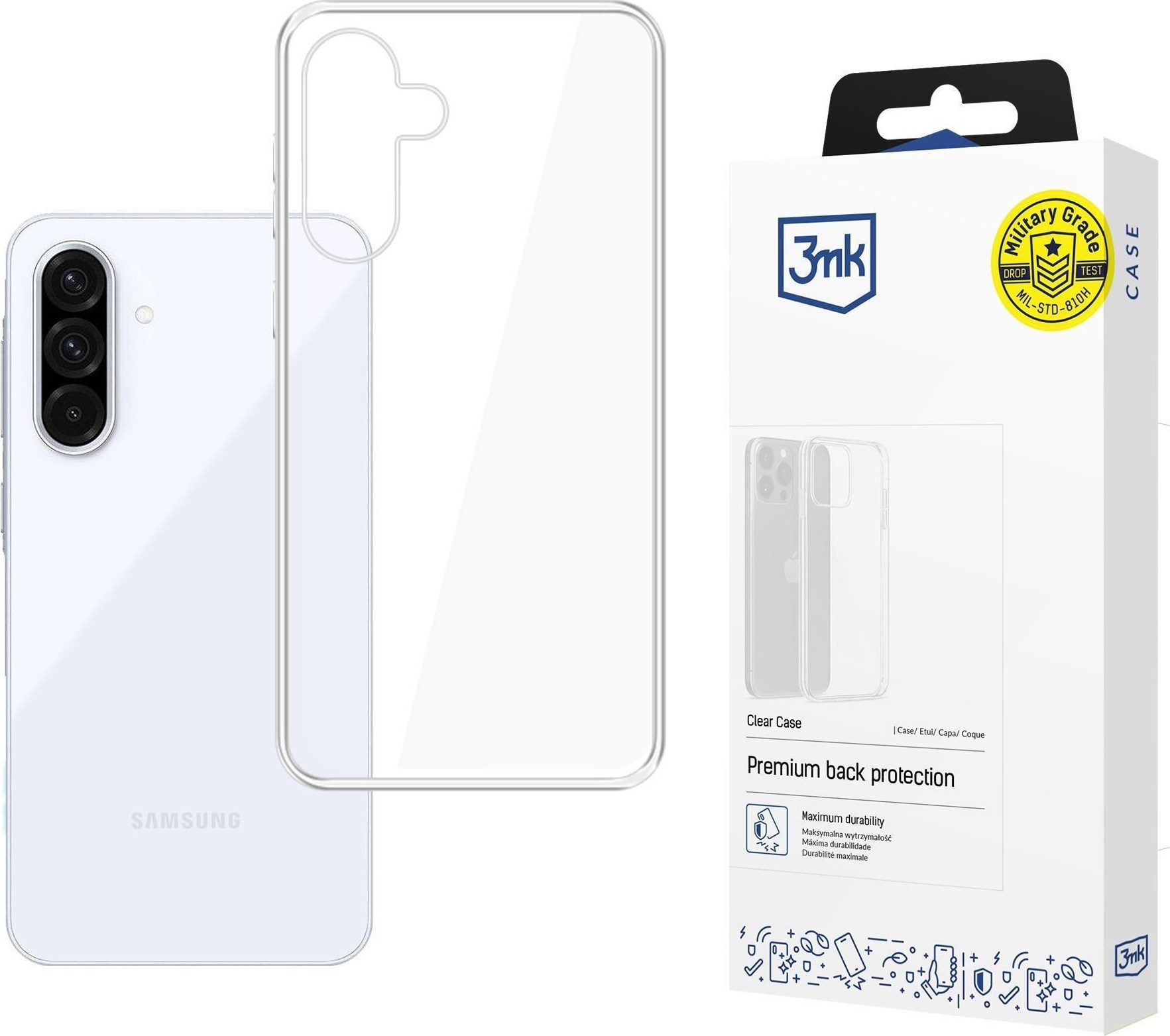 3mk ochranný kryt Clear Case pro Samsung Galaxy A36/A56