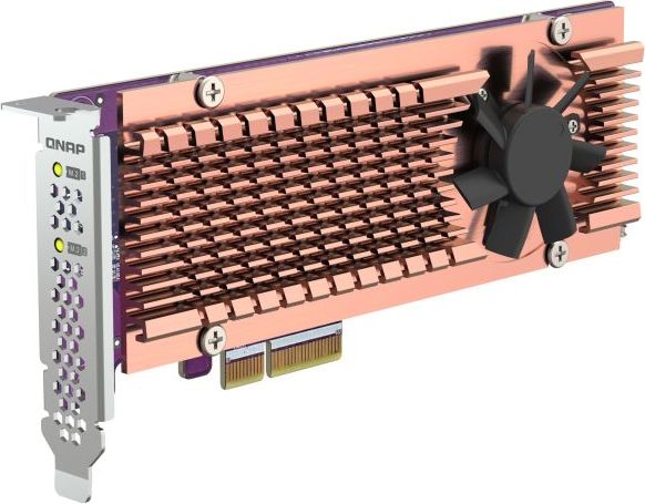 QNAP QM2-2P-344A rozšiřující karta 2xM.2 NVMe 2280/22110 PCIe Gen3x4 pro PC i NAS