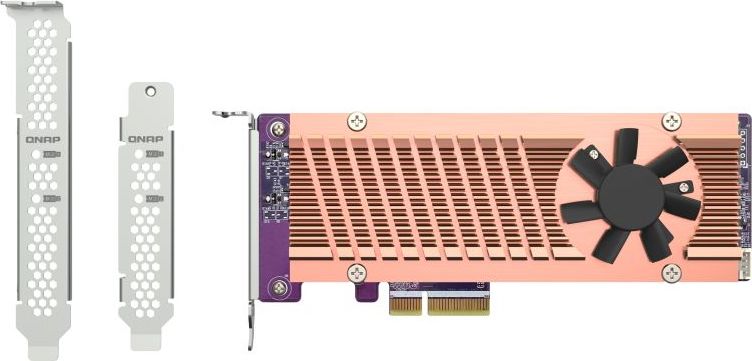 QNAP QM2-2P-344A rozšiřující karta 2xM.2 NVMe 2280/22110 PCIe Gen3x4 pro PC i NAS