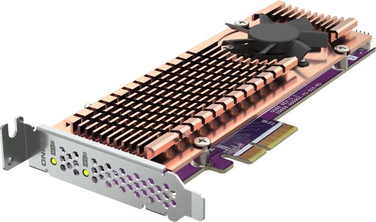QNAP QM2-2P-344A rozšiřující karta 2xM.2 NVMe 2280/22110 PCIe Gen3x4 pro PC i NAS