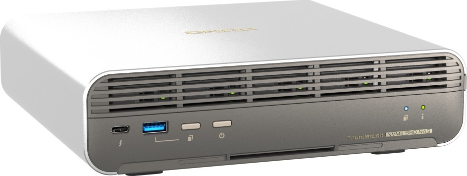 QNAP TBS-h574TX-i5-16G (12core, 16GB RAM, 5x E1.S/M.2 slot, 1x 2,5GbE, 1x 10GbE, 2x Thunderbolt 4)