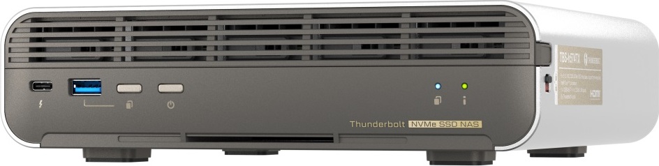 QNAP TBS-h574TX-i5-16G (12core, 16GB RAM, 5x E1.S/M.2 slot, 1x 2,5GbE, 1x 10GbE, 2x Thunderbolt 4)