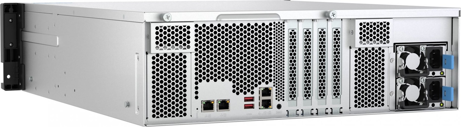 QNAP TS-h1677AXU-RP-R7-32G (8C/AMDRyzen77000/5,3GHz/32GBRAM/16xSATA/2xM.2/2x2,5GbE/2x10GbE/2xUSB3.2/3xPCIe/RP)