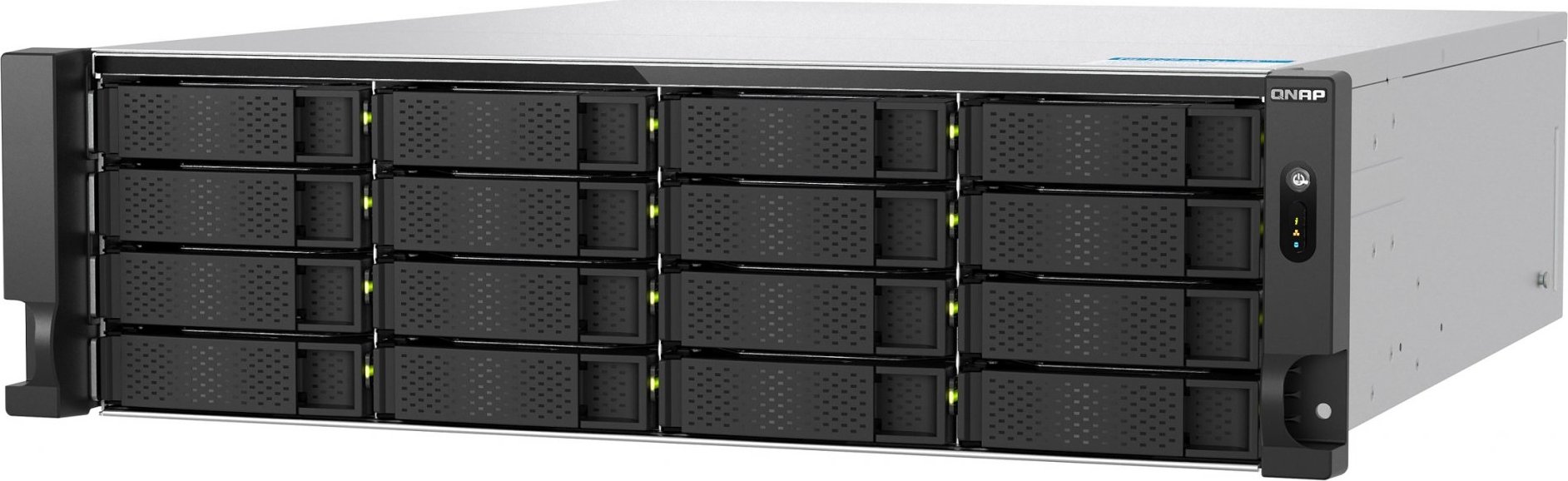 QNAP TS-h1677AXU-RP-R7-32G (8C/AMDRyzen77000/5,3GHz/32GBRAM/16xSATA/2xM.2/2x2,5GbE/2x10GbE/2xUSB3.2/3xPCIe/RP)