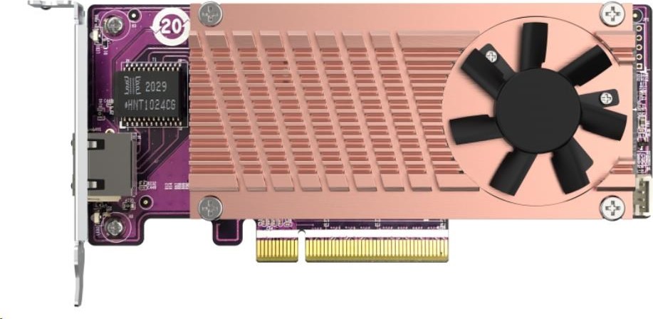 Rozširujúca karta QNAP QM2-2P10G1TB 2 x PCIe Gen3 NVMe SSD a 1 x 10GbE