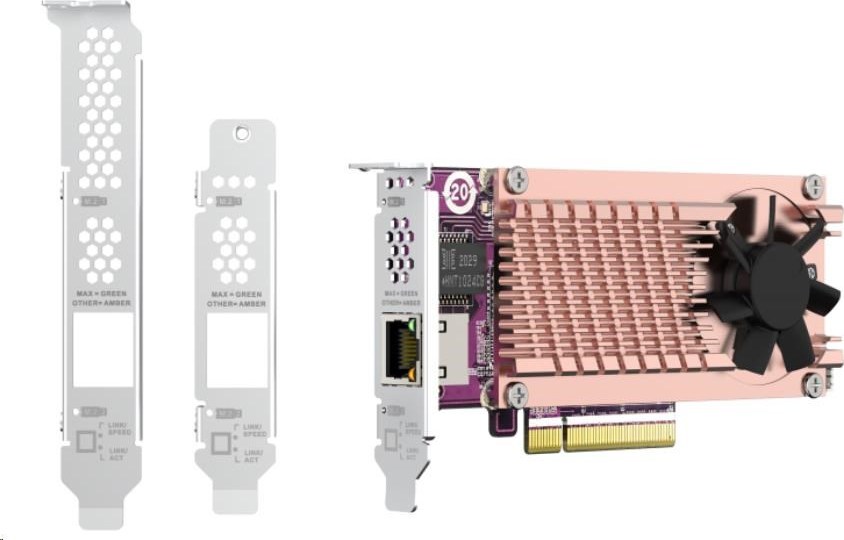 Rozširujúca karta QNAP QM2-2P10G1TB 2 x PCIe Gen3 NVMe SSD a 1 x 10GbE